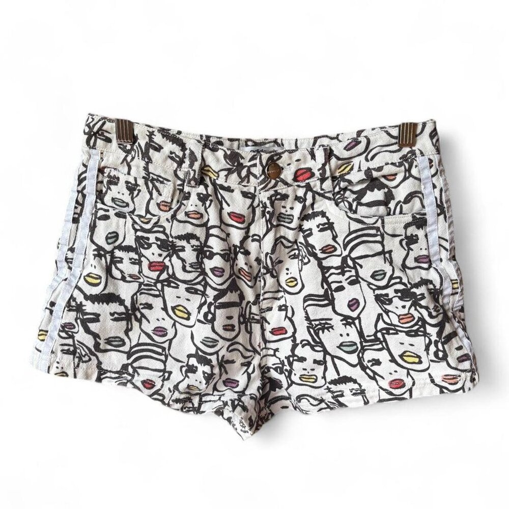 Adidas x Fiorucci Highlight Face Jean Shorts